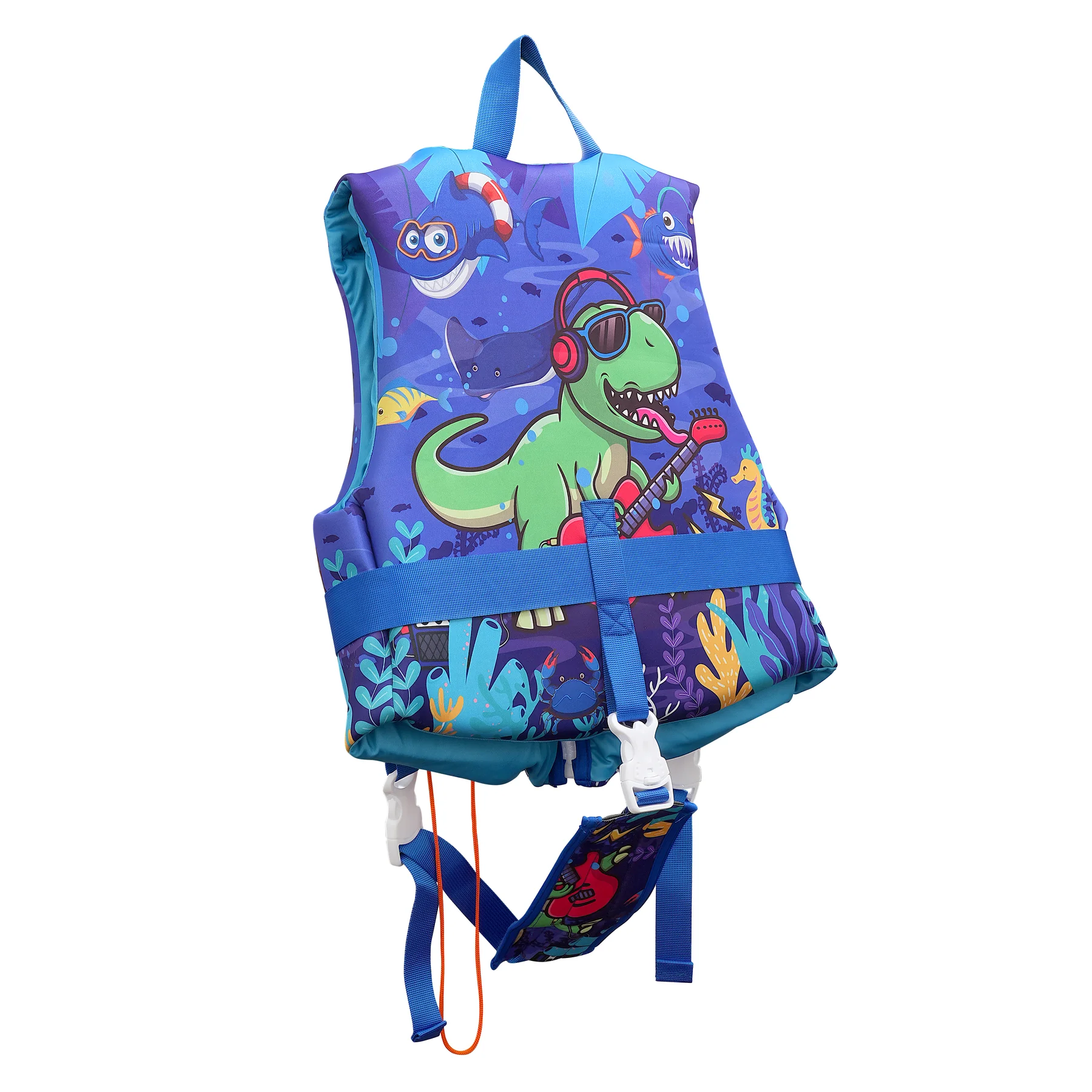 Elejolie kids life jacket blue back