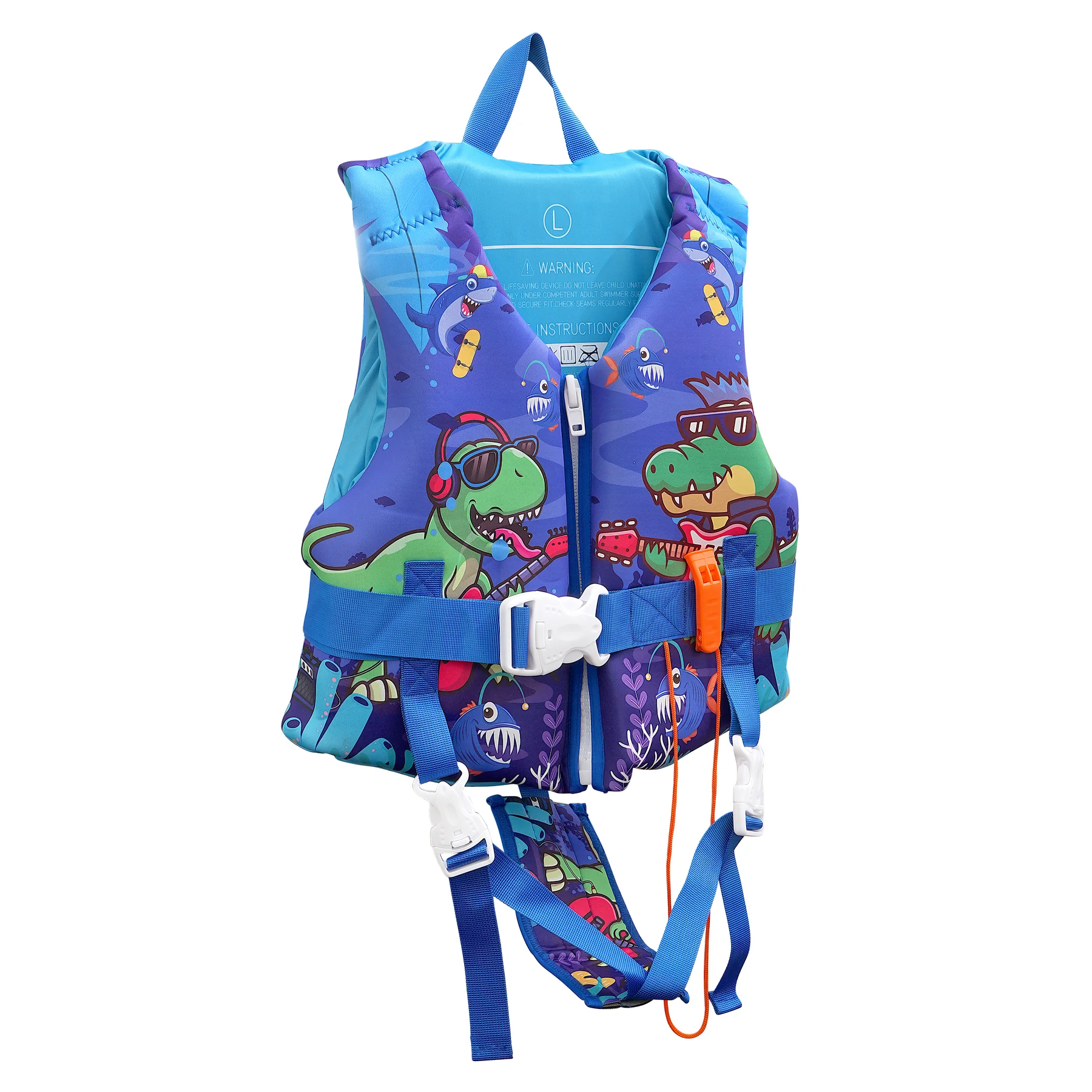 Elejolie kids life jacket blue front